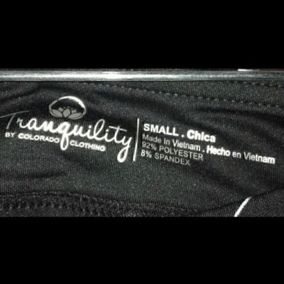 NWT. TRANQUILITY BLACK AND WHITE SKORT  - Picture 8 of 8